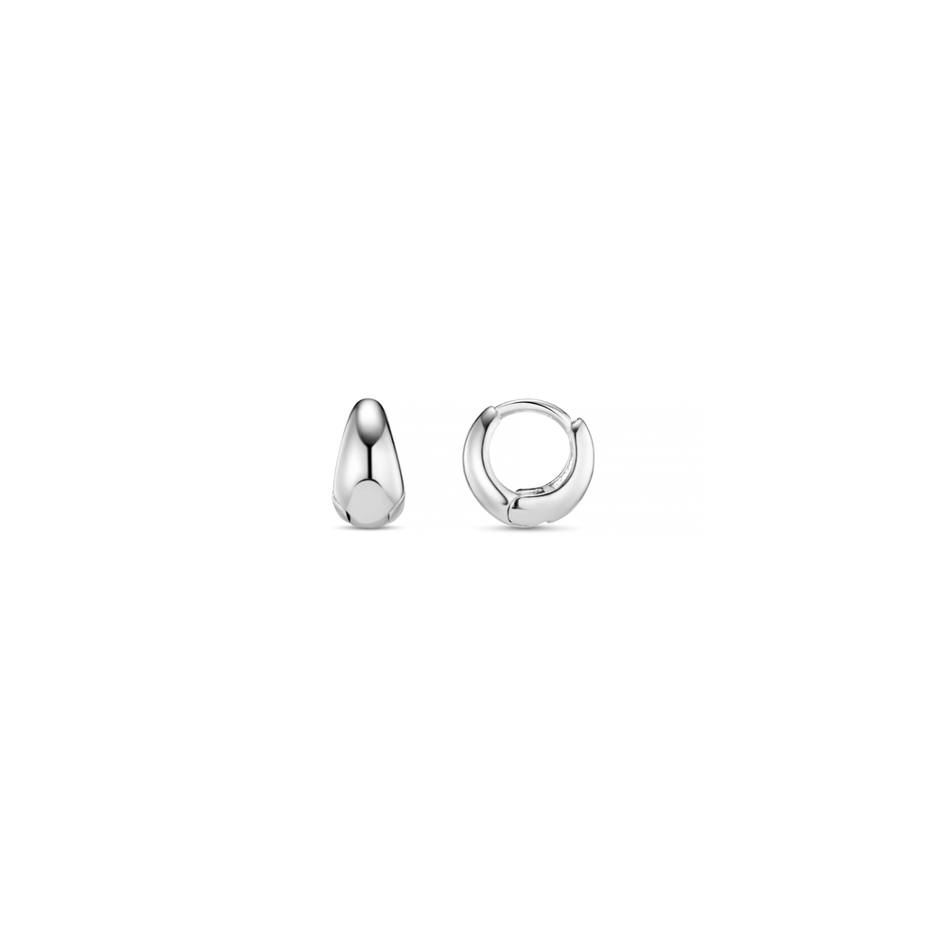 Tiny Tapered Micro Hoop Earrings