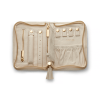 Cream Jewellery Travel Wallet