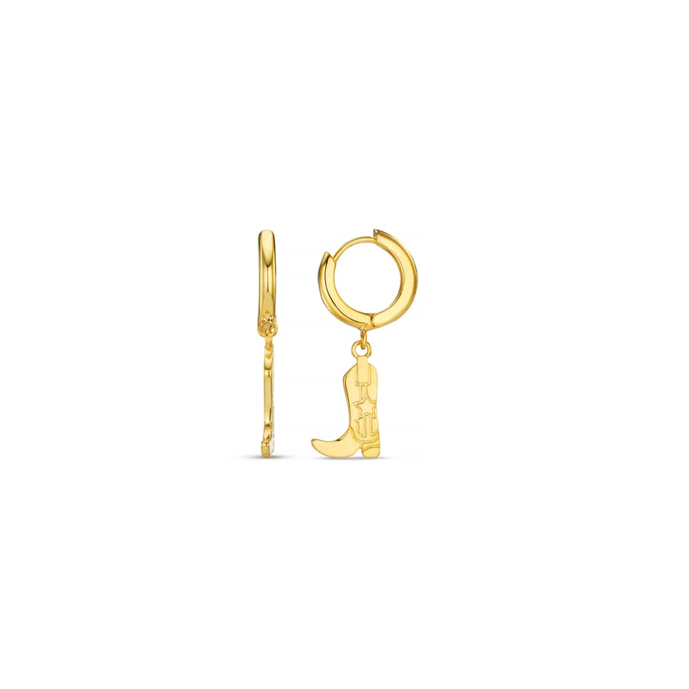 Micro Hoop Default Cowboy Boot Micro Hoop Earrings Orelia Jewellery