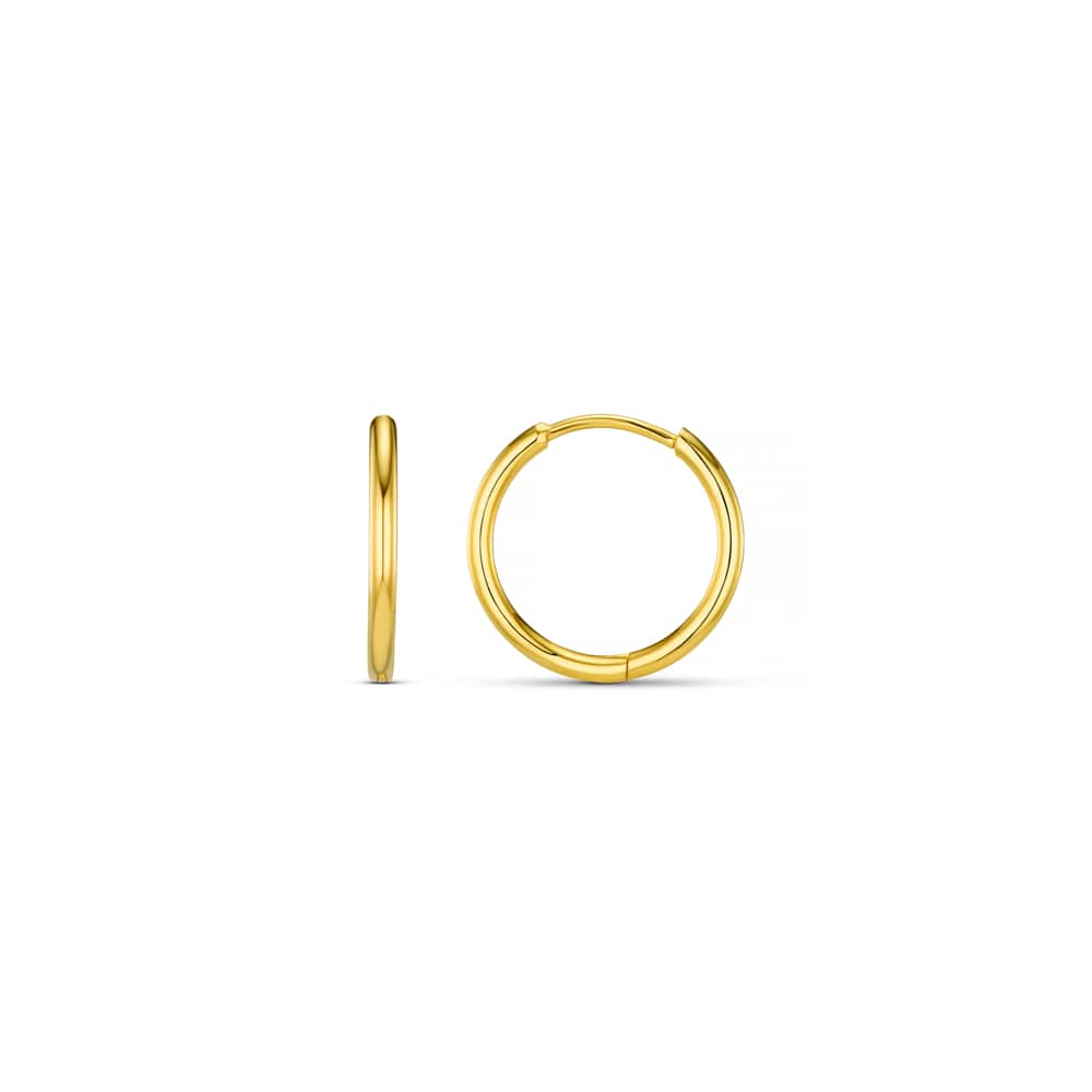 Micro Hoop Polished Micro Hoop Earrings Orelia Jewellery