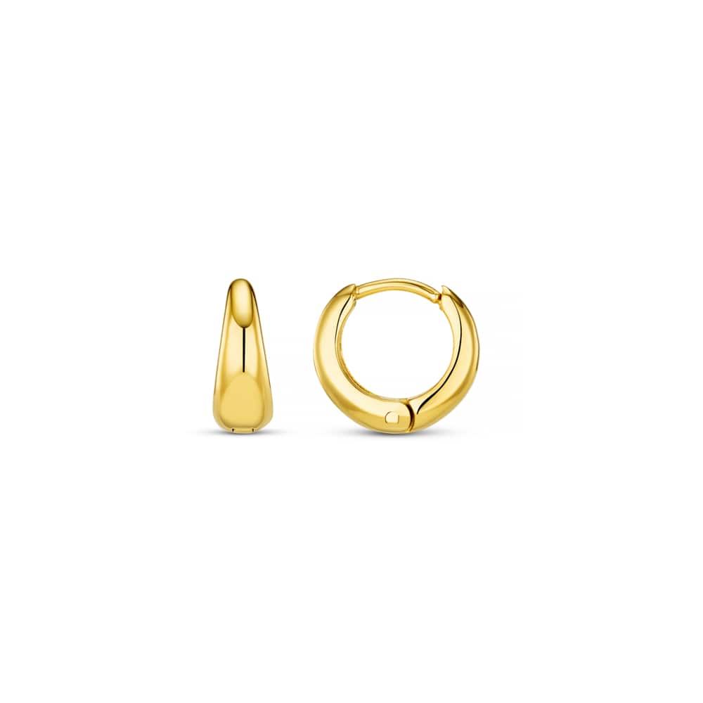 Micro Hoop Tapered Micro Hoop Earrings Orelia Jewellery