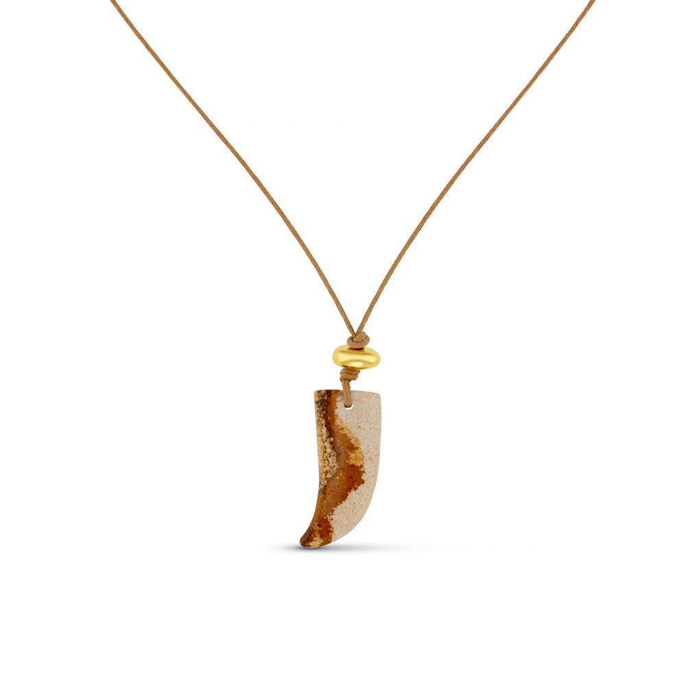 Necklace Other Default Jasper Tusk Adjustable Cord Necklace Orelia Jewellery