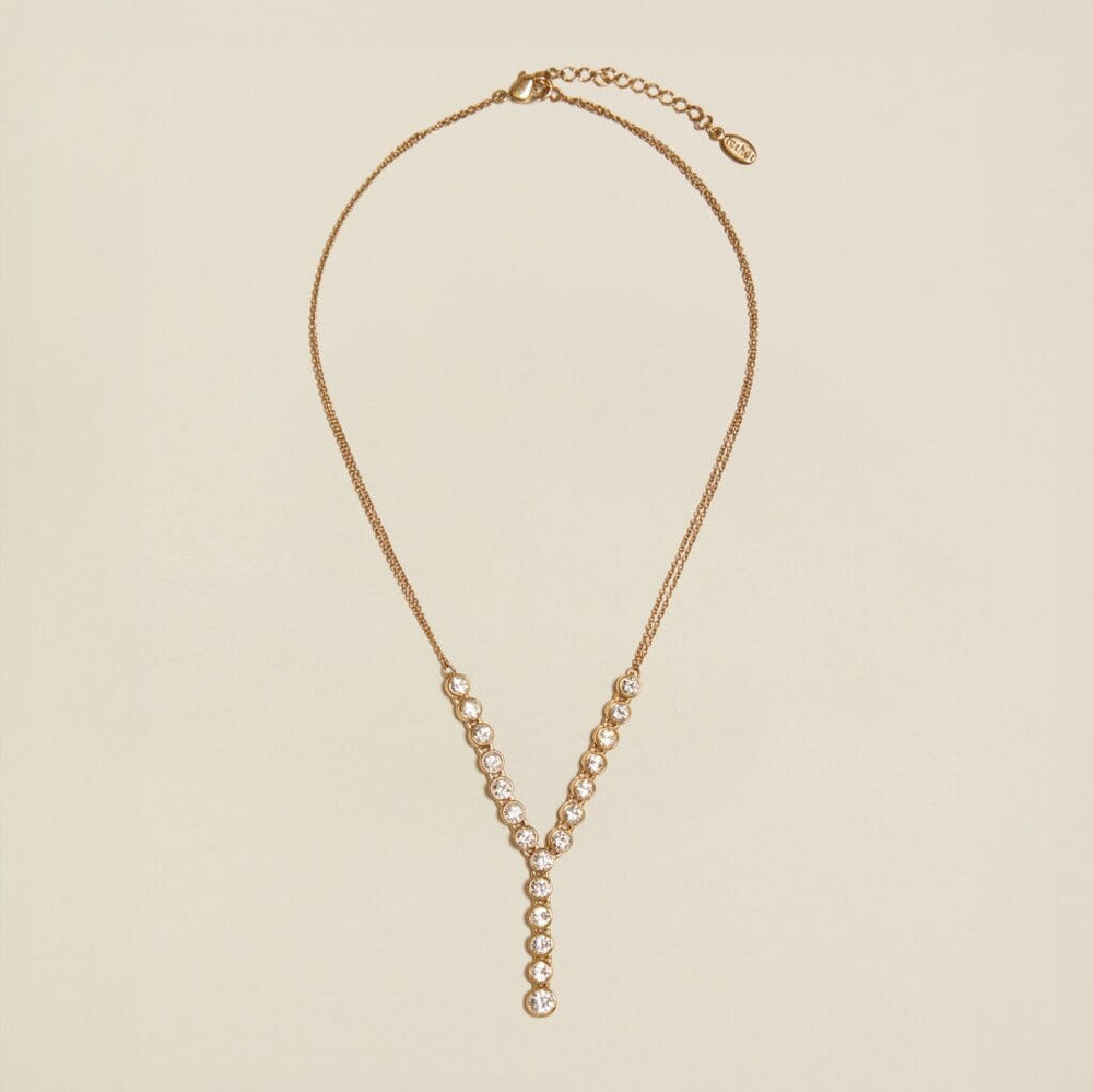 Necklace Other Default Vintage Fine Crystal Tennis Lariat Necklace Orelia Jewellery