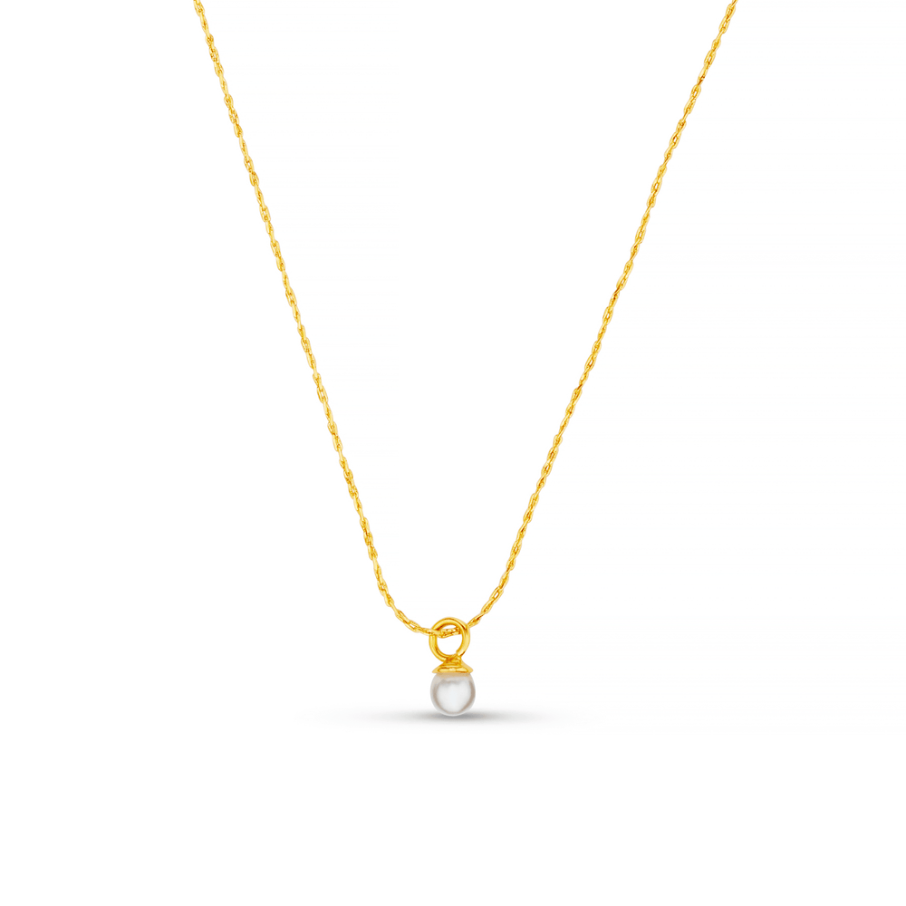 Necklaces Fine Micro Pearl Collar Necklace Orelia Jewellery