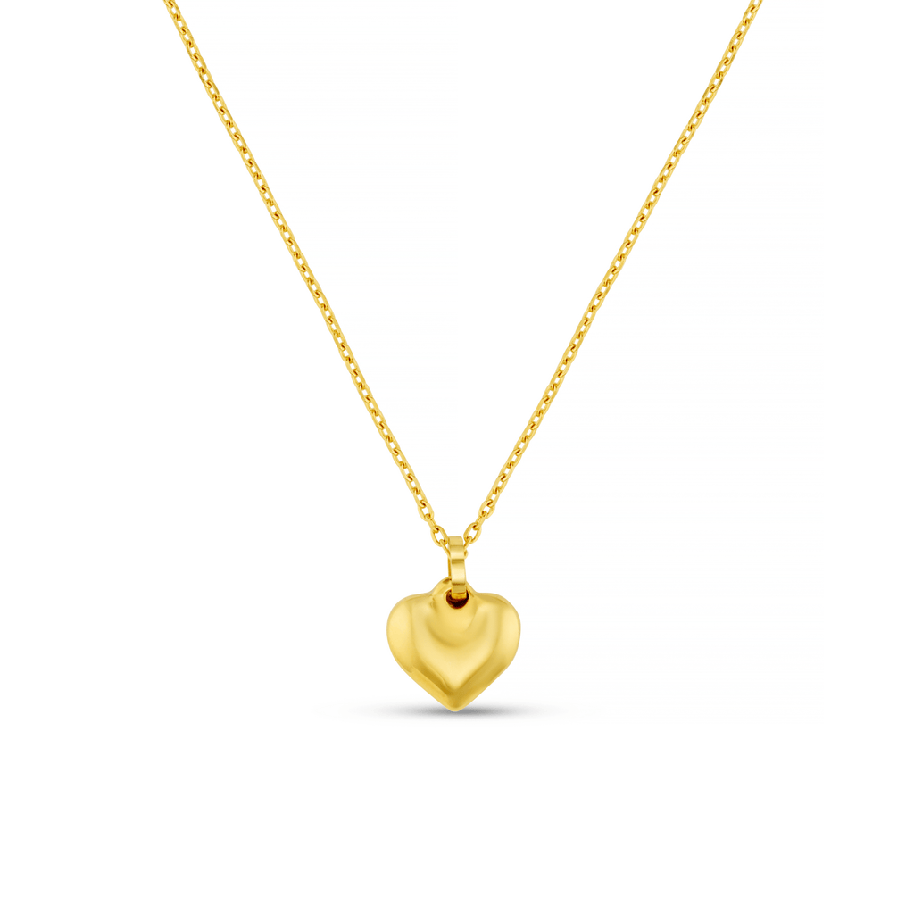 Domed Heart Necklace