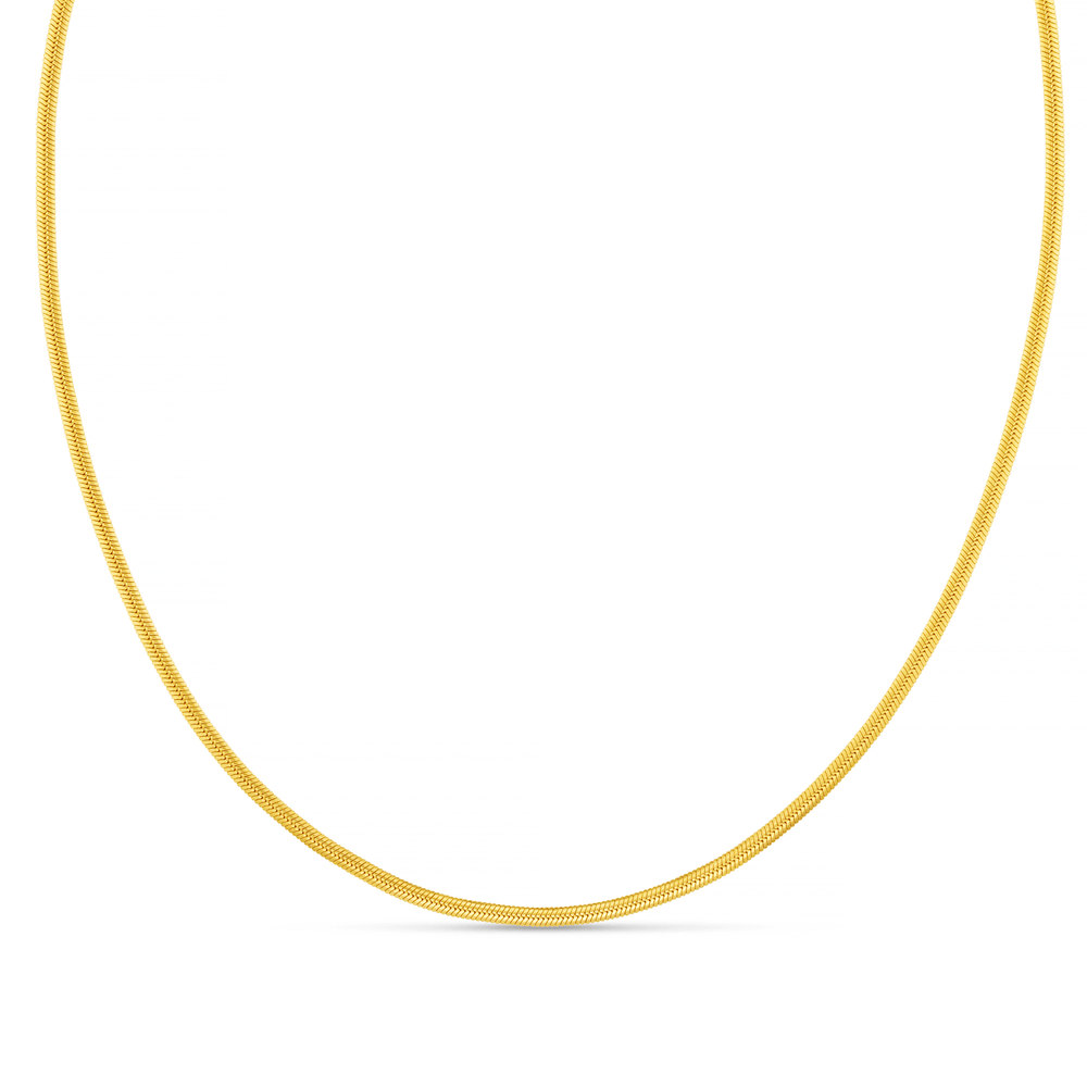 Necklaces LUXE Flat Snake Chain Necklace Orelia Jewellery