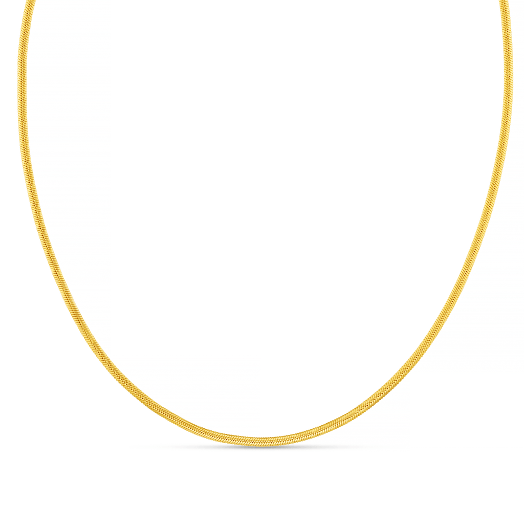Flat Snake Chain Necklace
