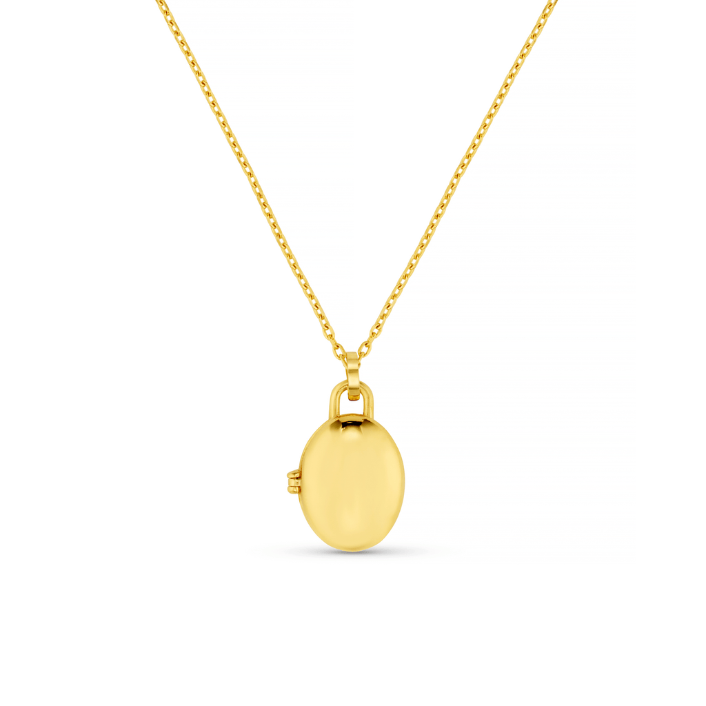 Oval Locket Necklace