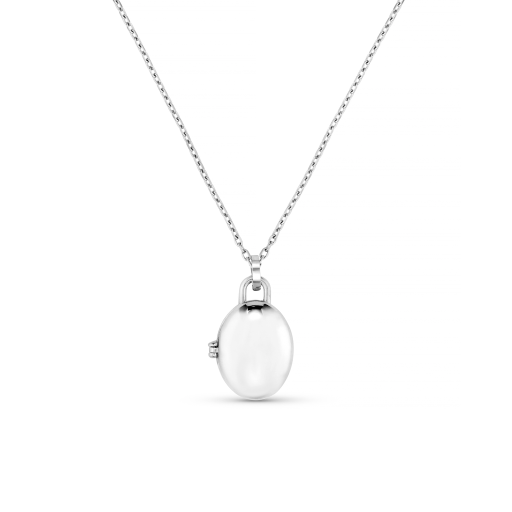 Oval Locket Necklace