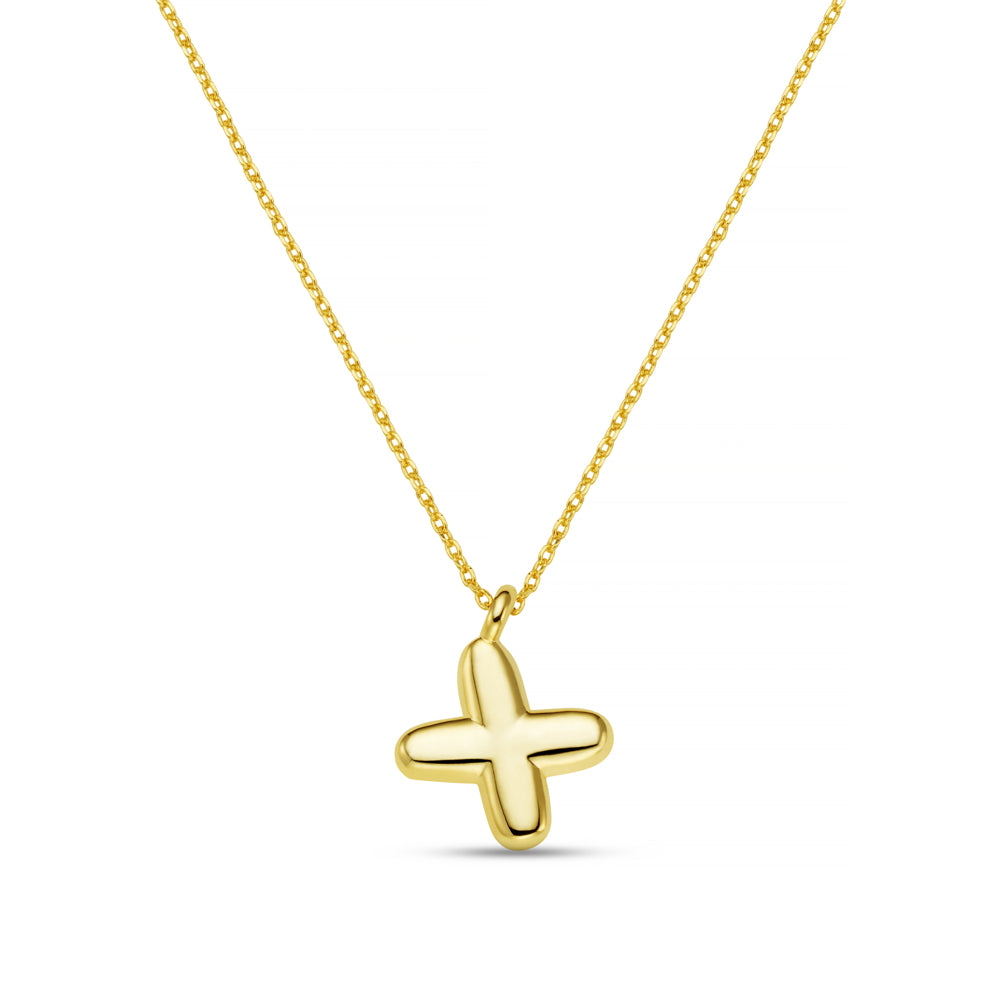 Personalisation Necklace ONE X Bubble Initial Necklace Orelia Jewellery