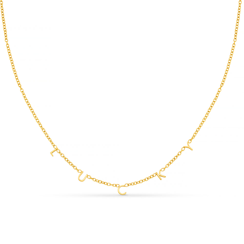 Personalisation Necklace Personalised Initial Charm Necklace Orelia Jewellery
