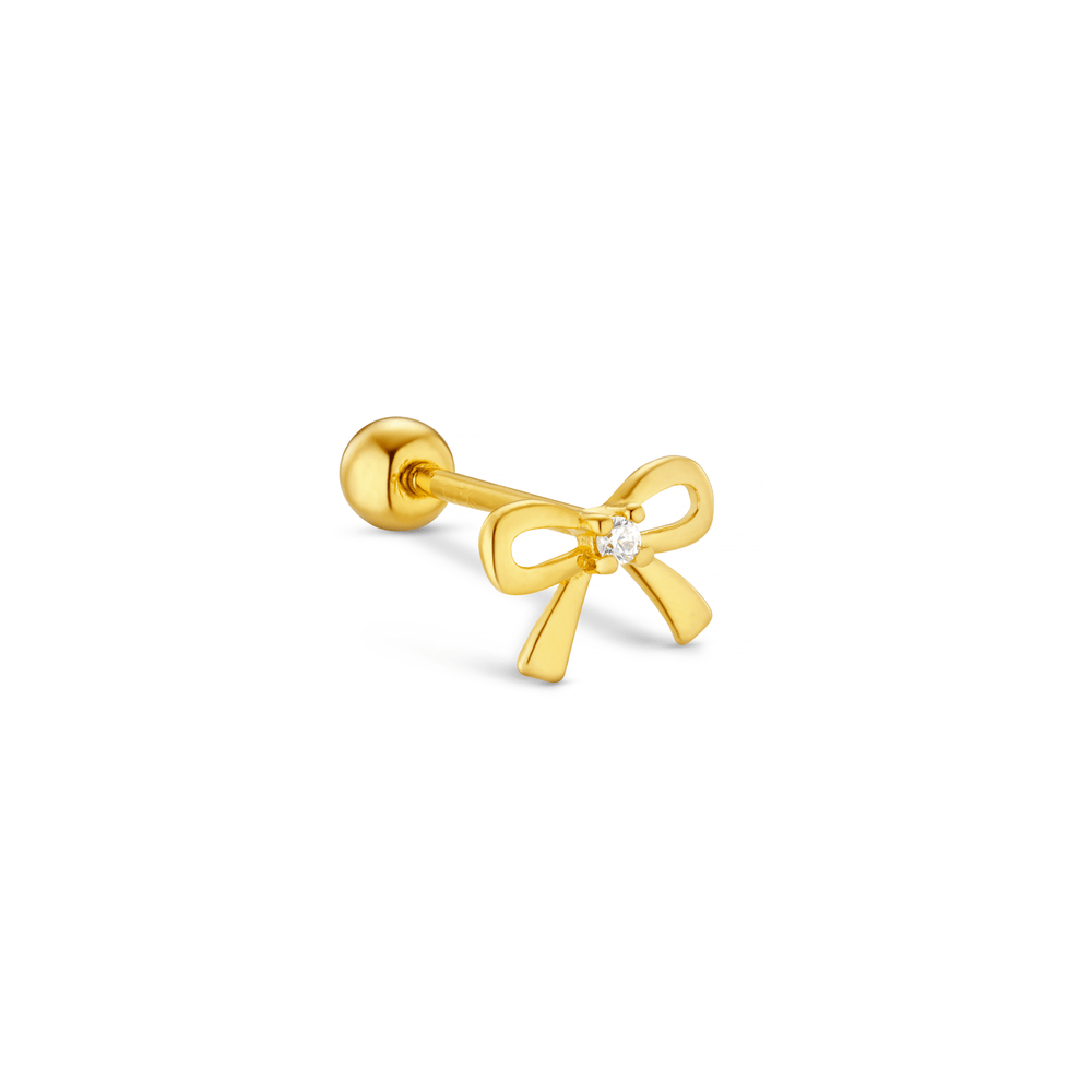 Piercings Crystal Bow Barbell Orelia Jewellery