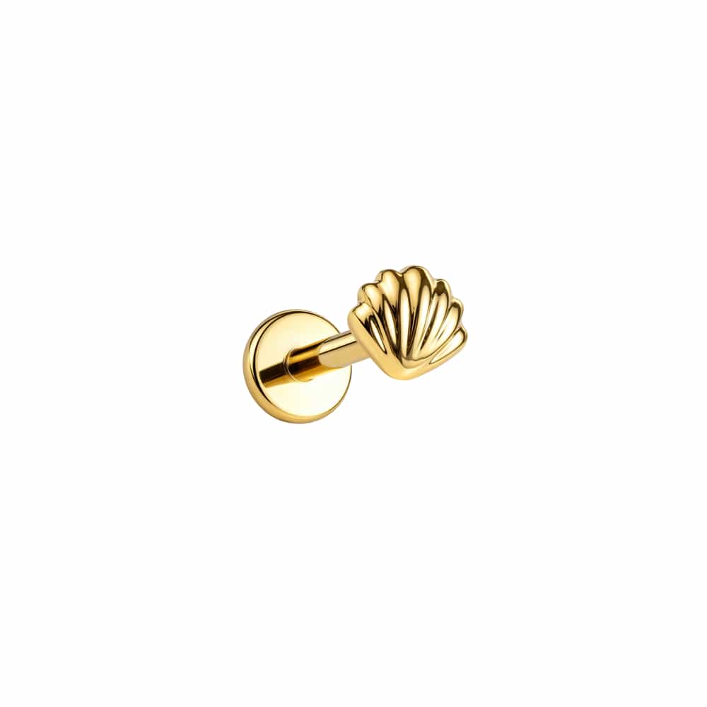 Post Piercing Polished Shell Labret Orelia Jewellery