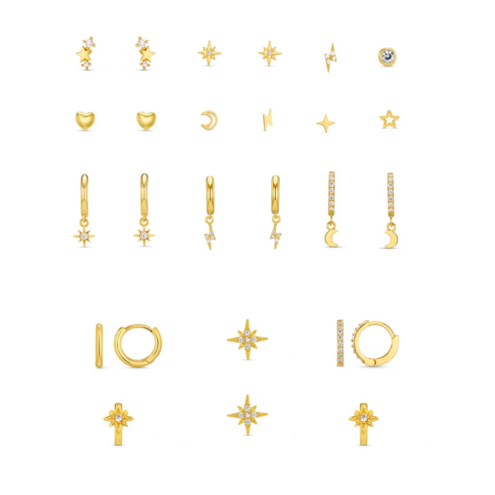 Pre Boxed Jewellery 25 Days of Ear Stacking Advent Calendar Orelia Jewellery
