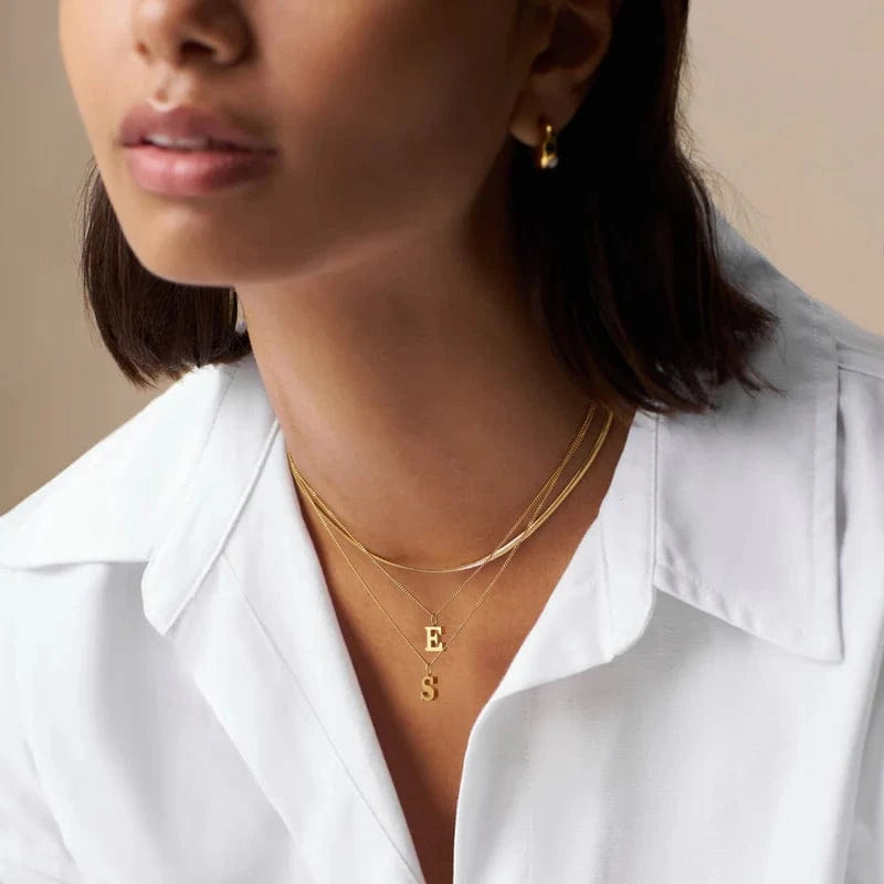 Pre-Curated Sets LUXE Initial & Candle Gift Box Orelia Jewellery