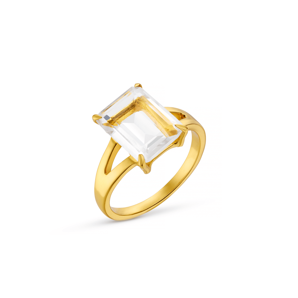 Semi Precious Claw Set Ring