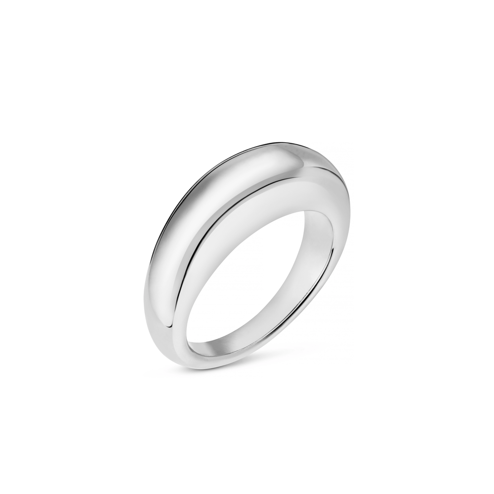 Rings LUXE Domed Ring - Silver Orelia Jewellery