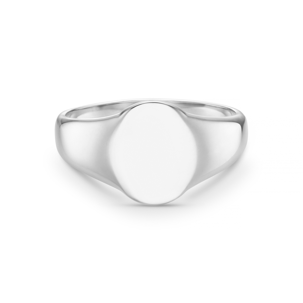 Rings LUXE Signet Ring - Silver Orelia Jewellery