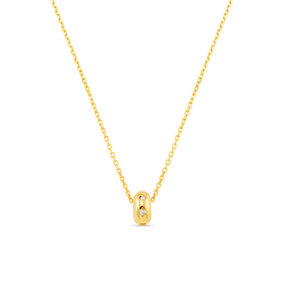 Short Necklace LUXE Mini Crystal Starburst Charm Necklace Orelia Jewellery