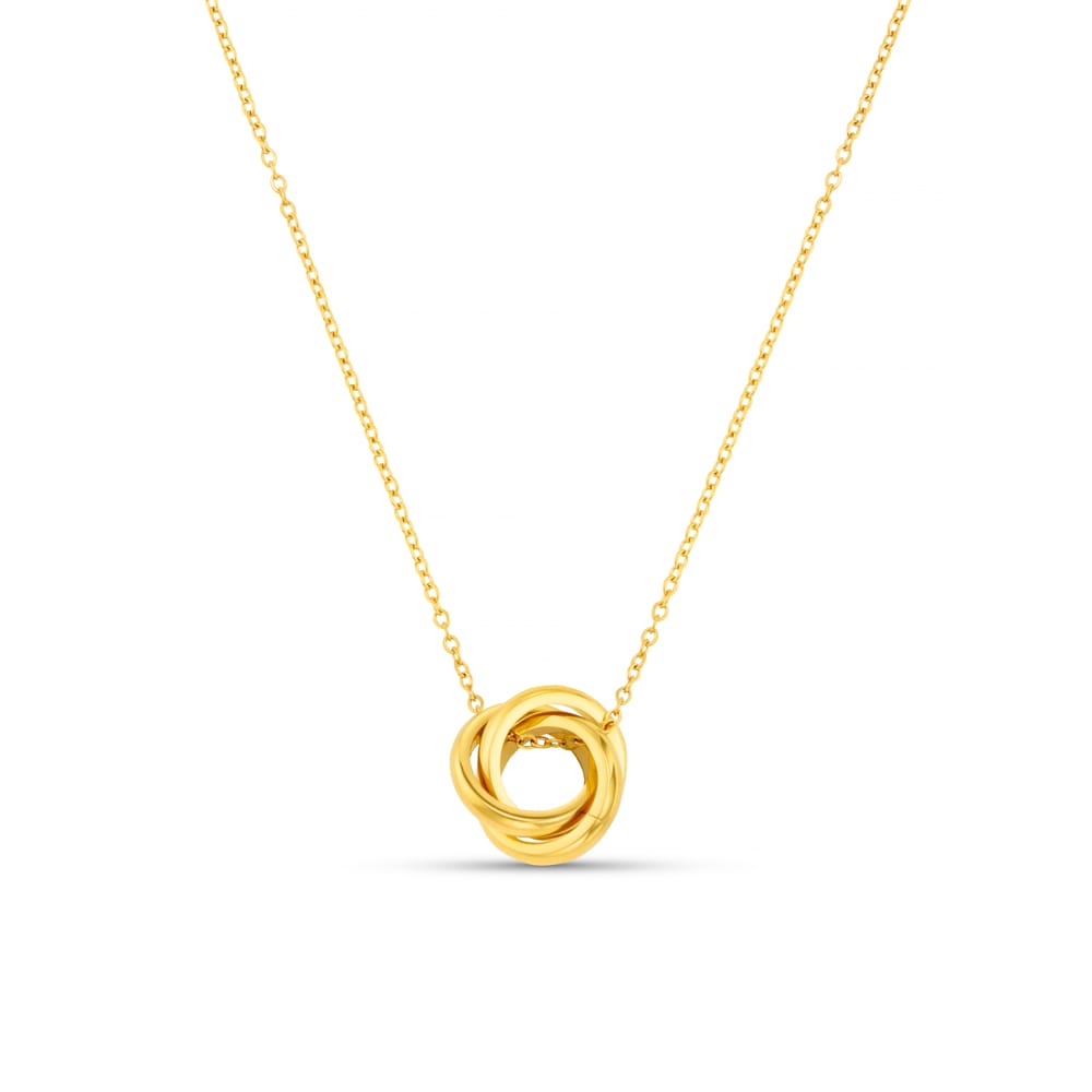 Short Necklace Mini Interlocking Necklace Orelia Jewellery