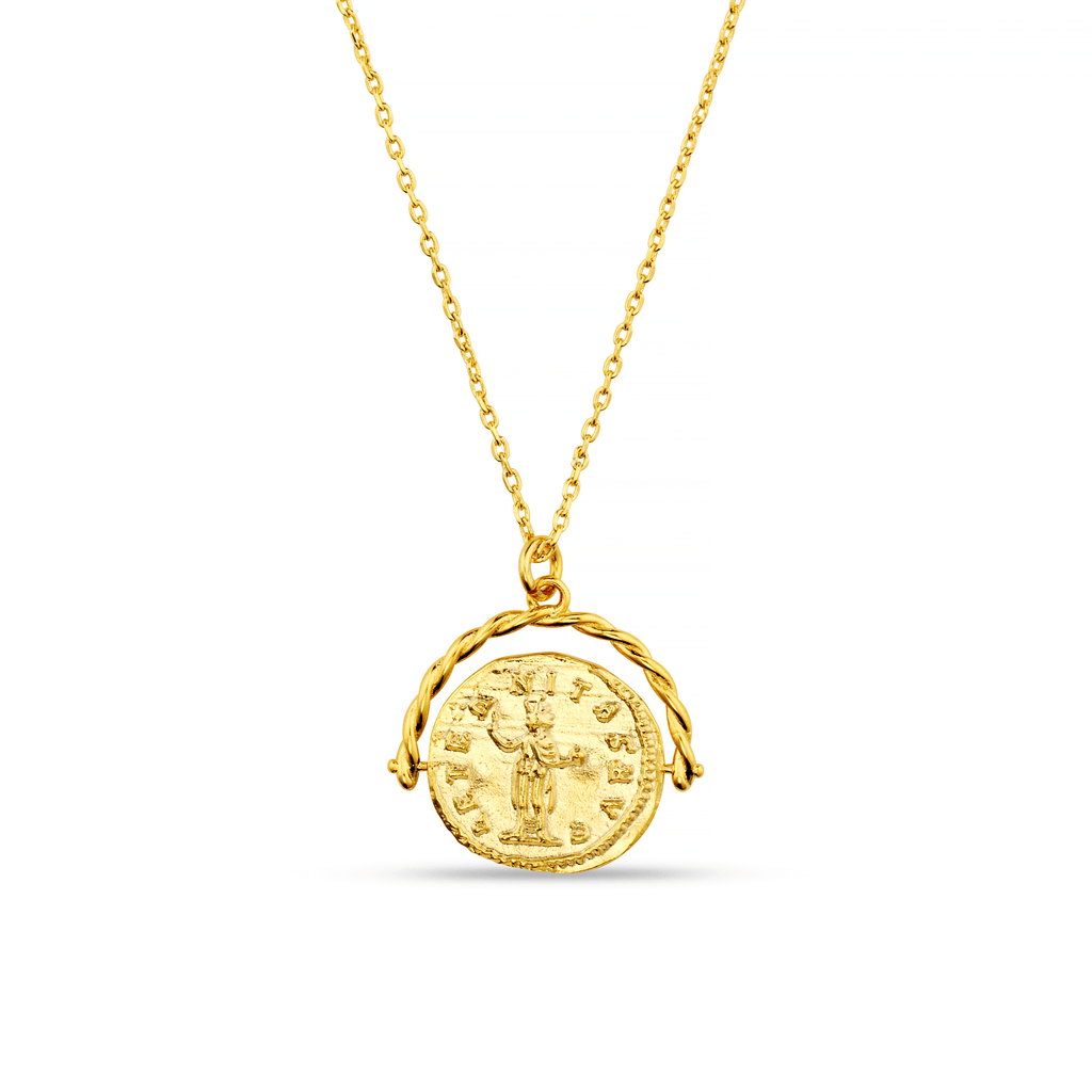 Coin Spinner Necklace