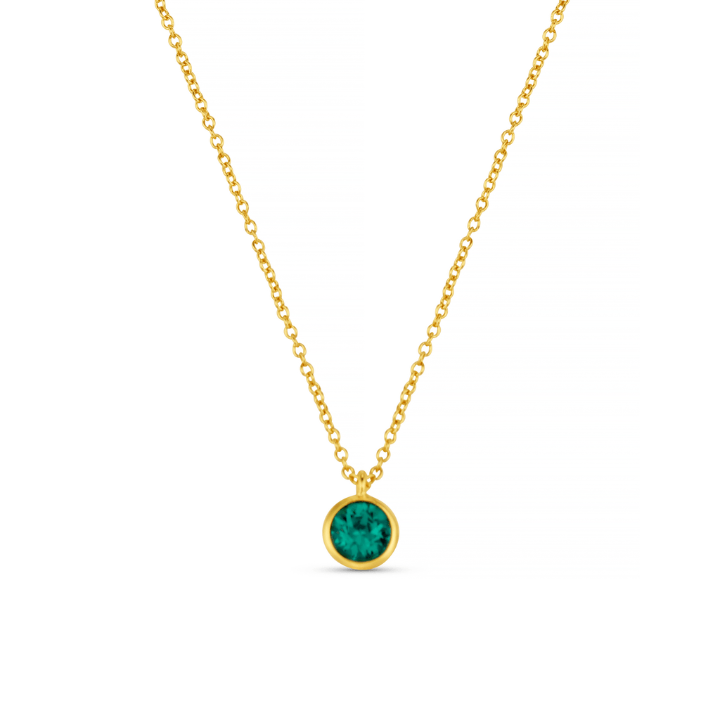 Emerald Necklace Made Swarovski® Crystals