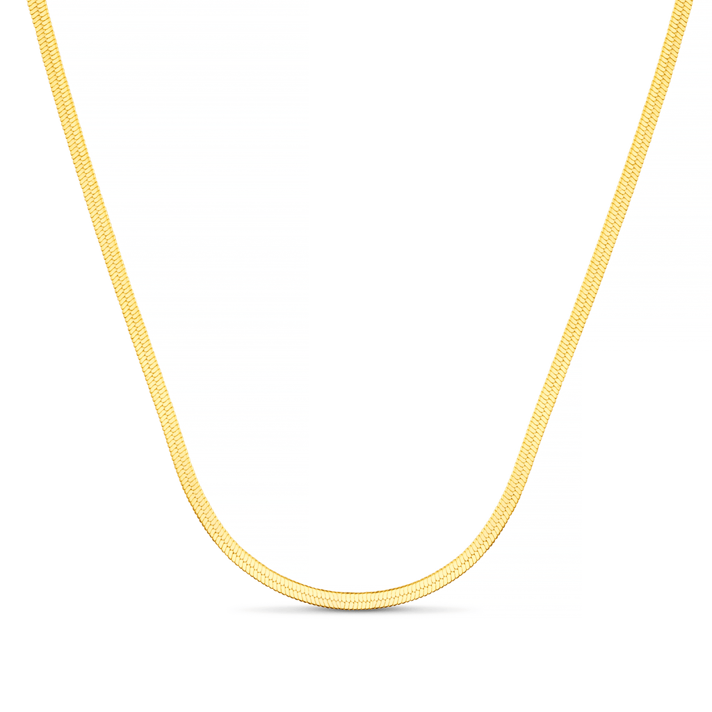 Flat Snake Chain Necklace