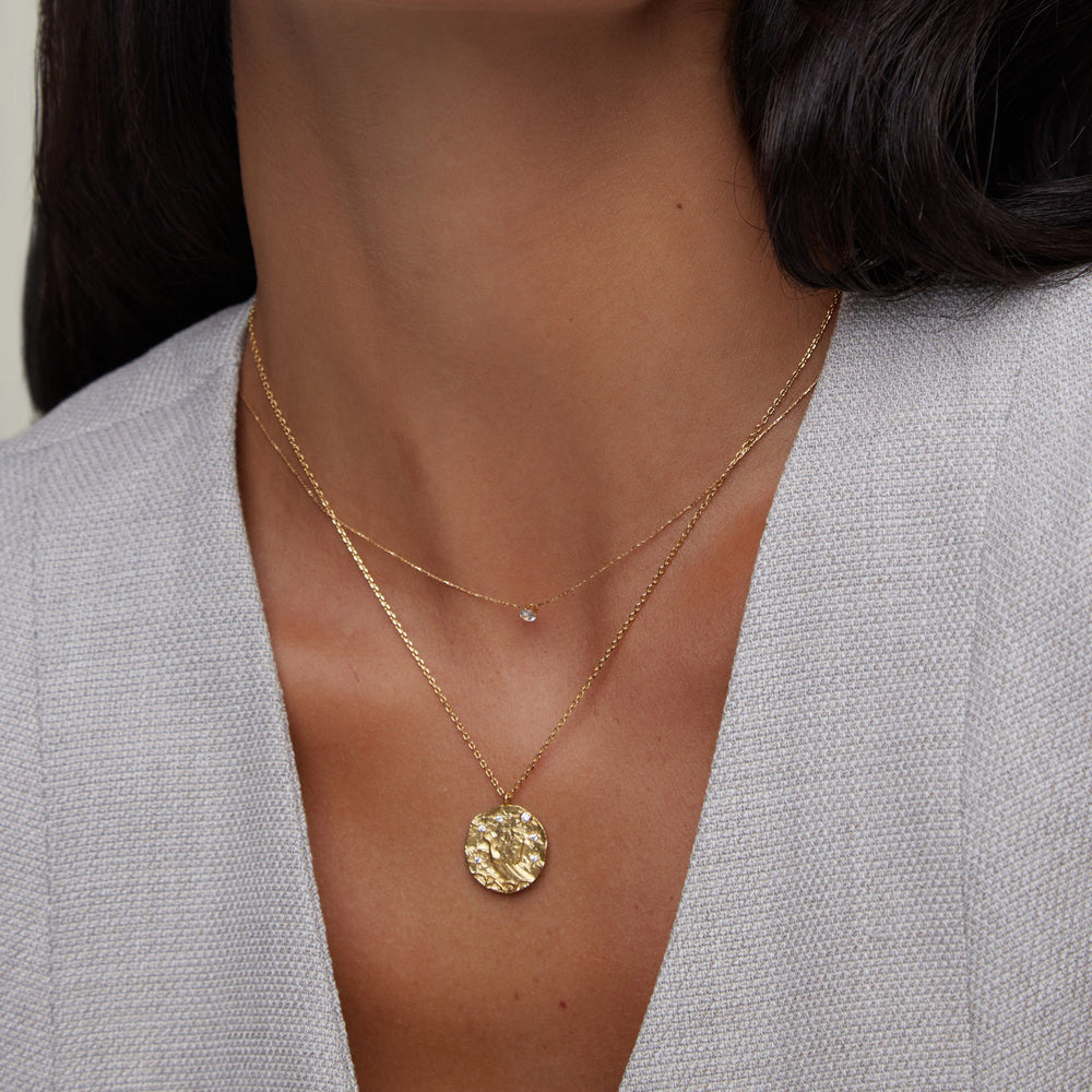 Short Necklaces Leo Zodiac Necklace Orelia Jewellery