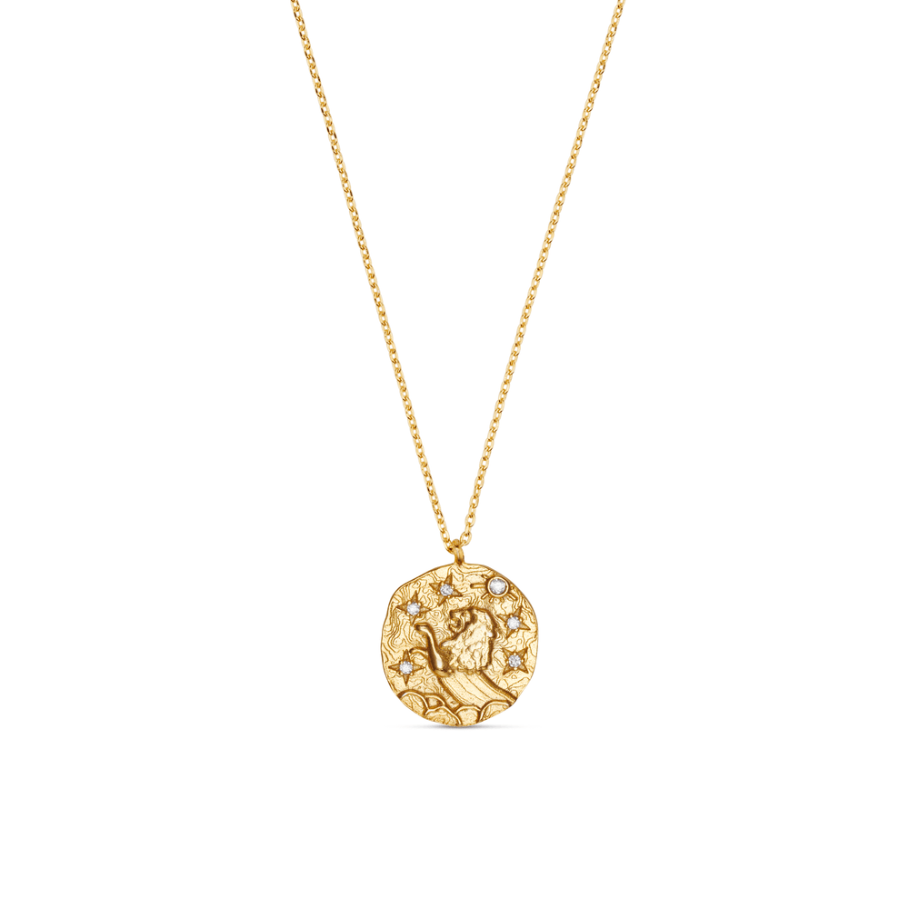 Short Necklaces Leo Zodiac Necklace Orelia Jewellery