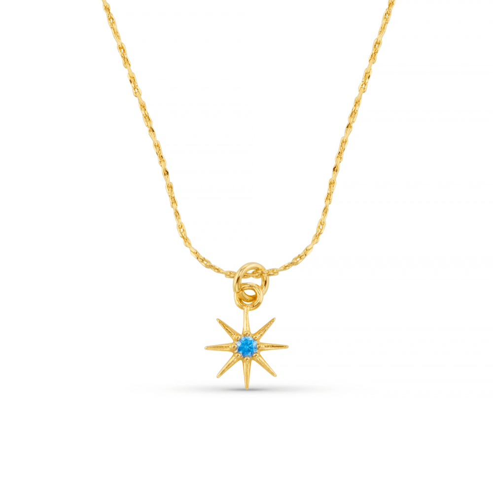 Short Necklaces March Birthstone Aquamarine Necklace Orelia Jewellery