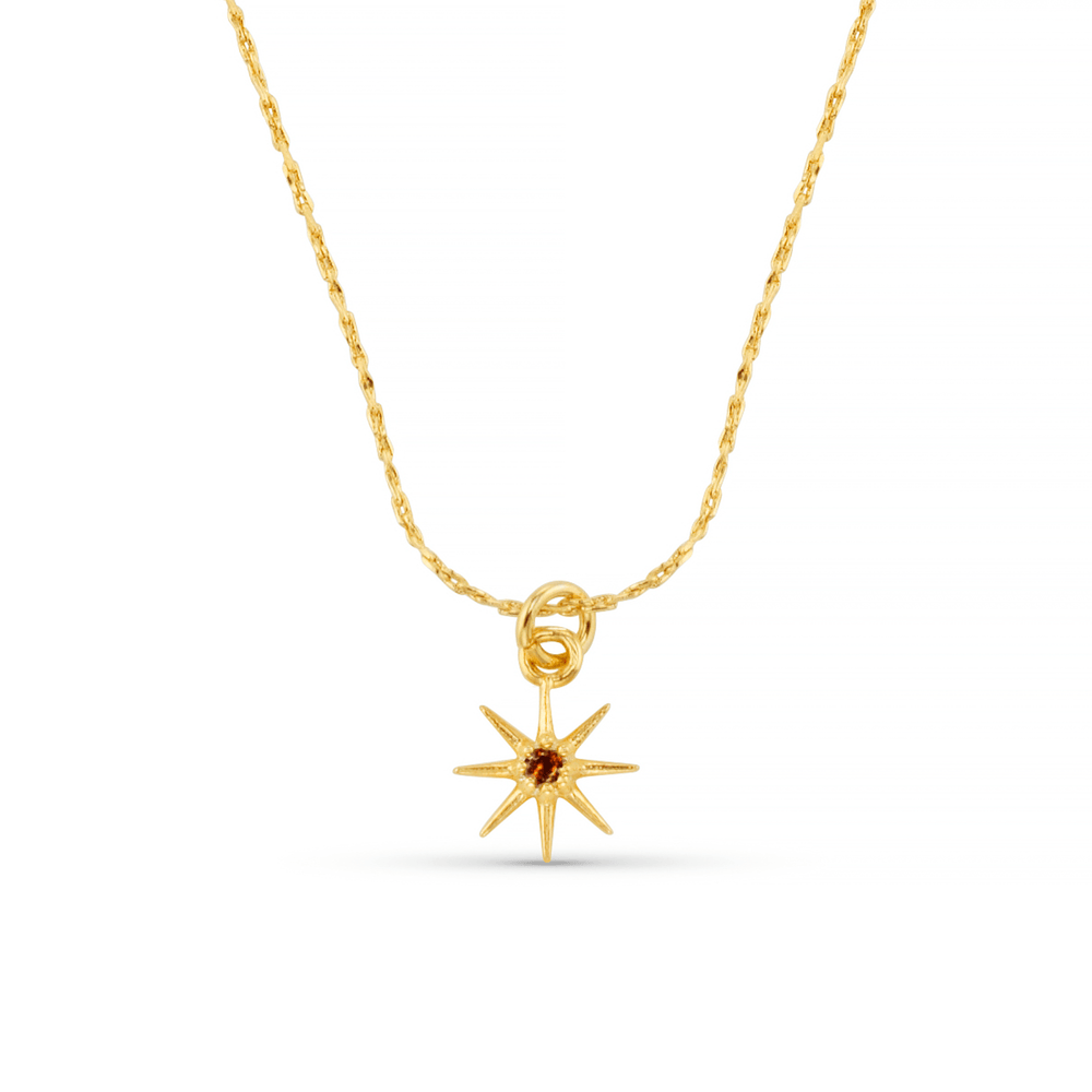 Short Necklaces November Birthstone Topaz Necklace Orelia Jewellery