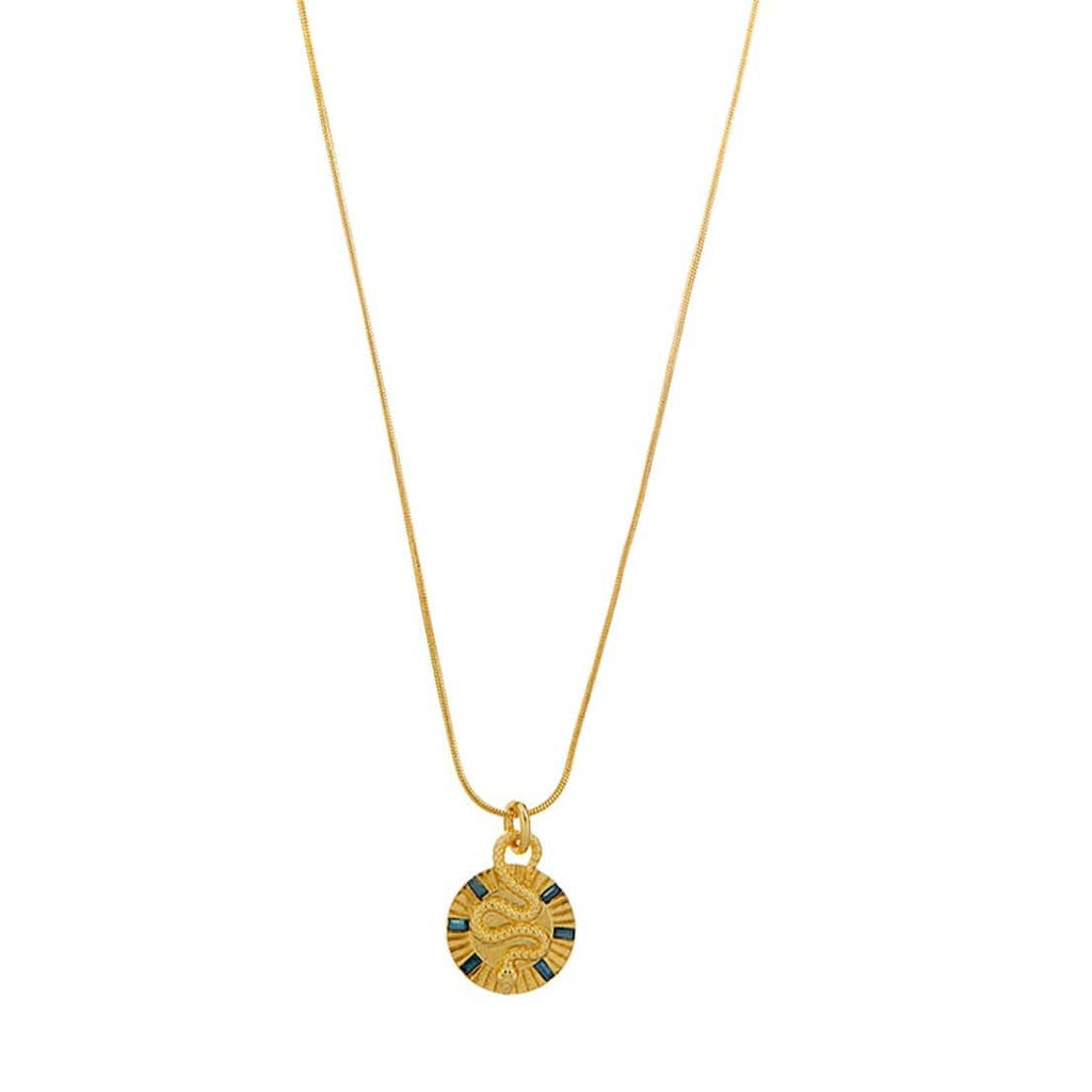 Serpent Medallion Necklace