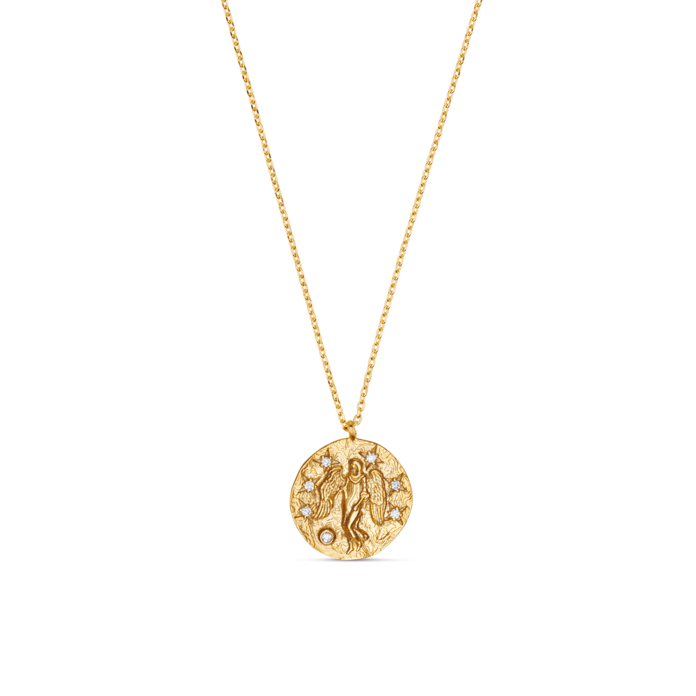 Short Necklaces Virgo Zodiac Necklace Orelia Jewellery
