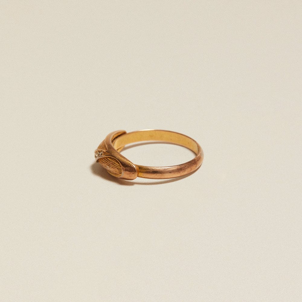 Single Band Ring Default Vintage Crystal Domed Ring Orelia Jewellery
