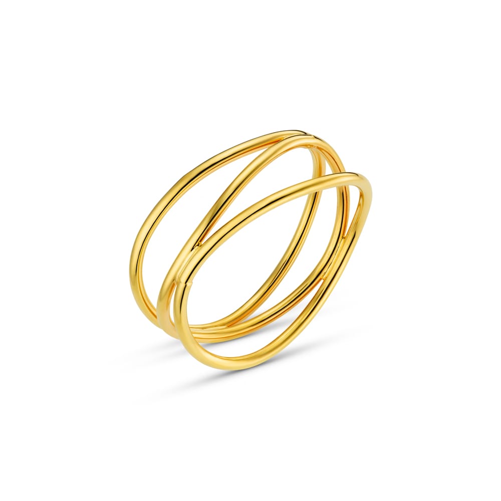 Single Band Ring Fine Stacked Illusion Ring Orelia Jewellery