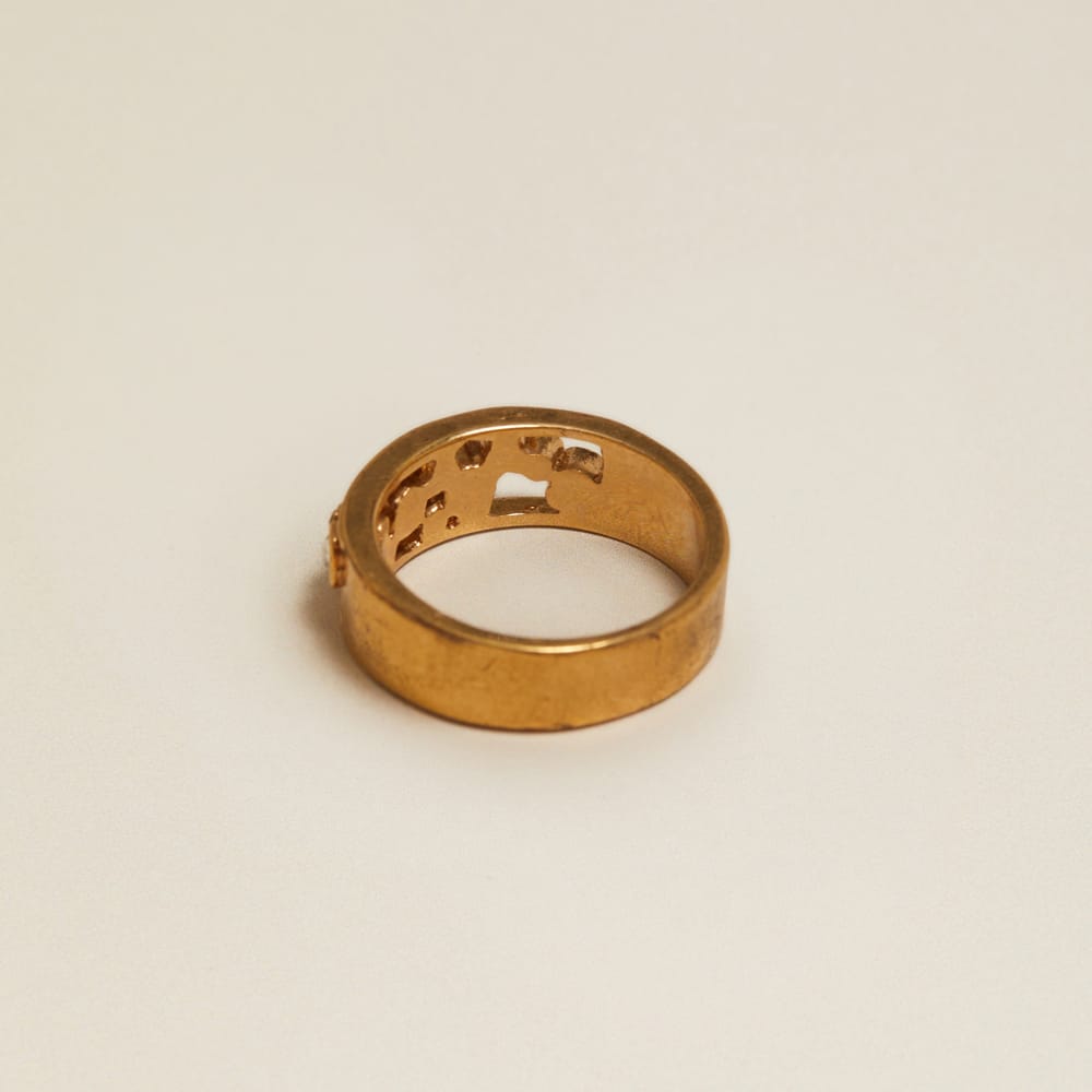 Single Band Ring Vintage Scattered Crystal Ring Orelia Jewellery