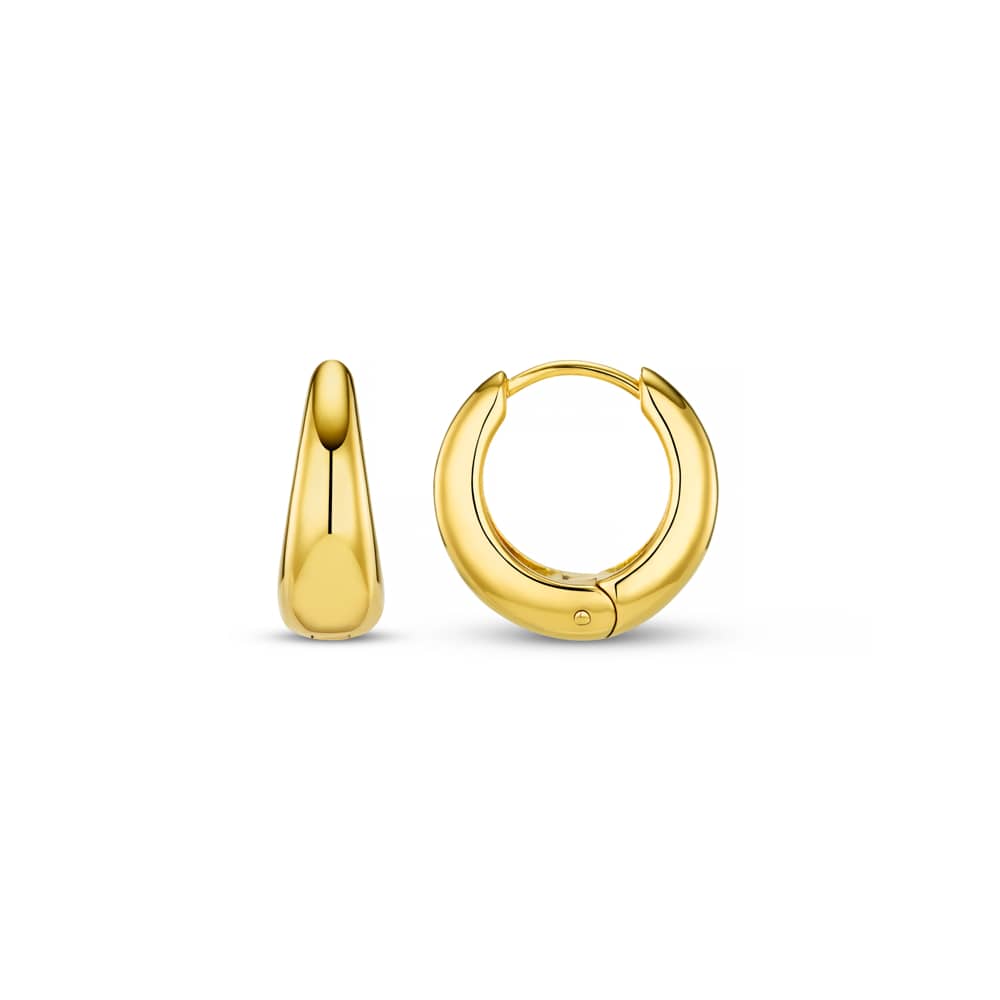 Small Hoop Small Tapered Hoop Earrings Orelia Jewellery
