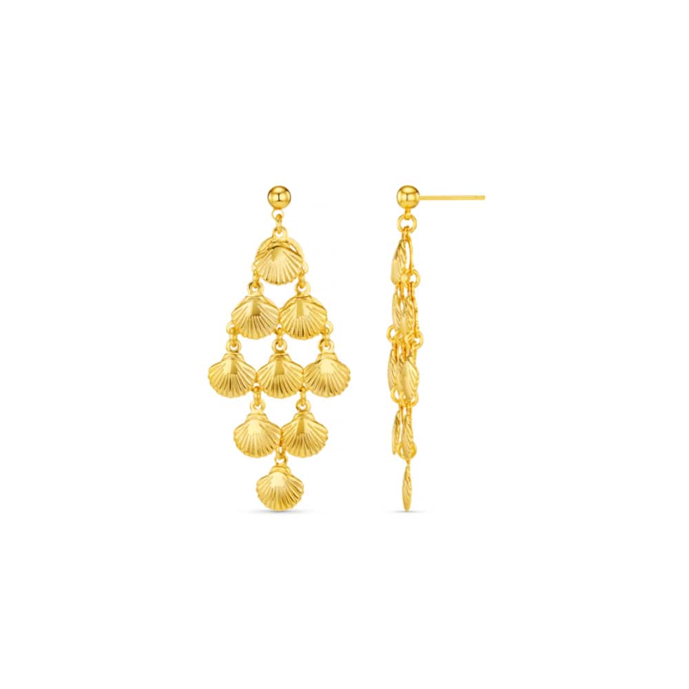 Statement Earring Default Statement Shell Chandelier Earrings Orelia Jewellery