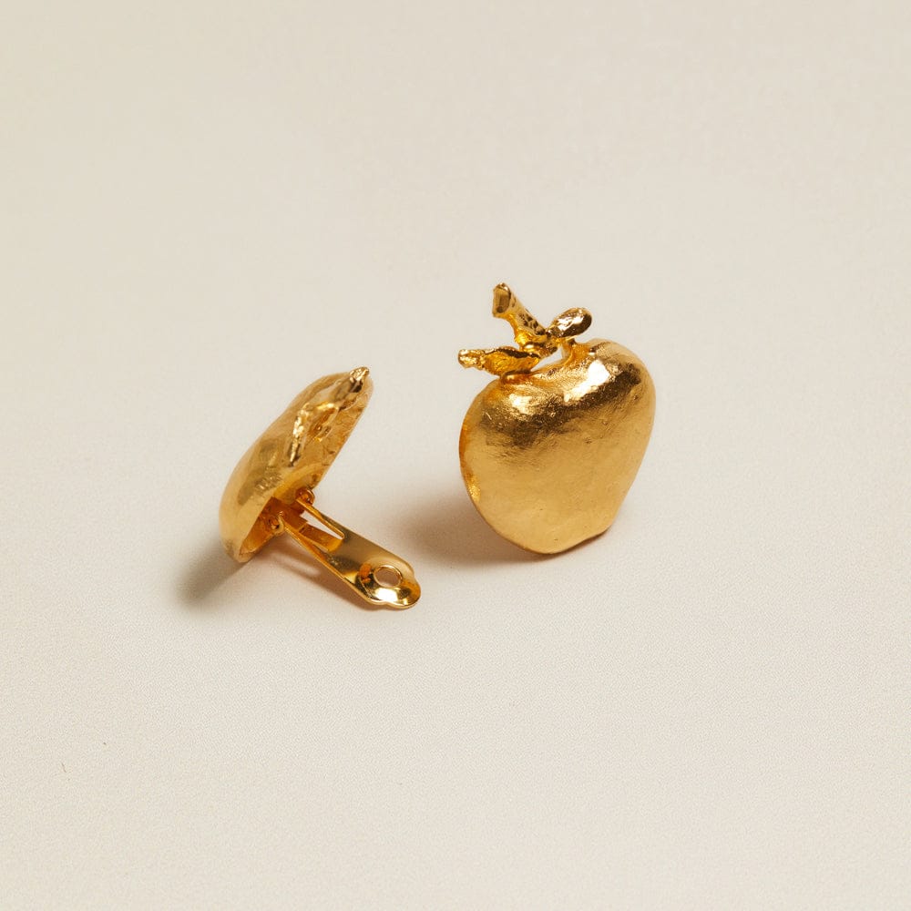 Statement Earring Default Vintage Statement Apple Clip-On Earrings Orelia Jewellery