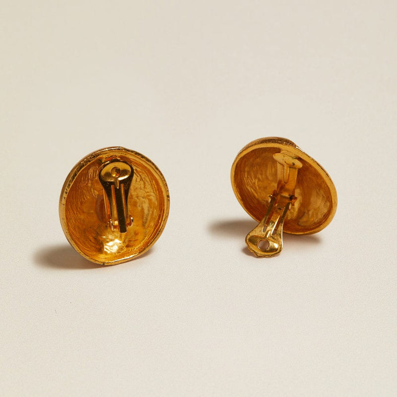 Statement Earring Default Vintage Statement Round Clip-On Earrings Orelia Jewellery