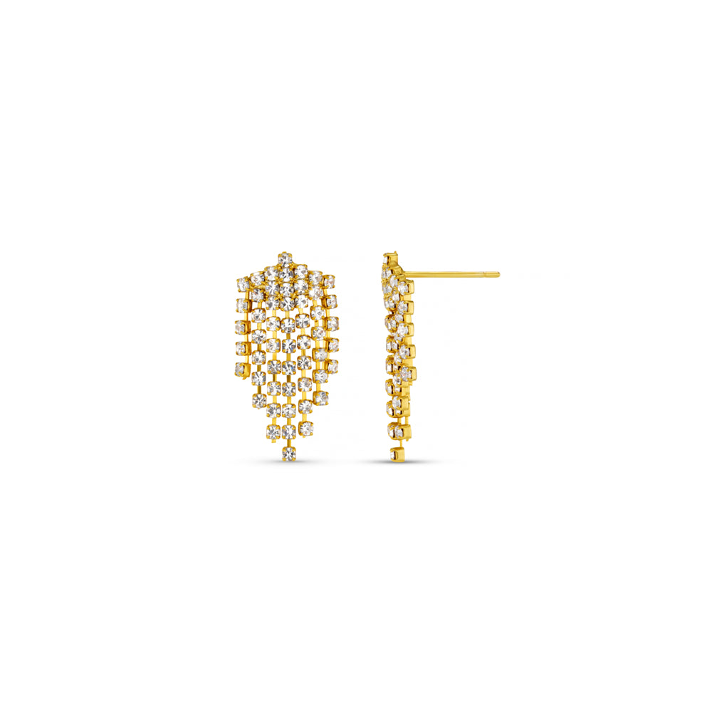 Statement Earring ONE Mini Waterfall Cupchain Earrings Orelia Jewellery