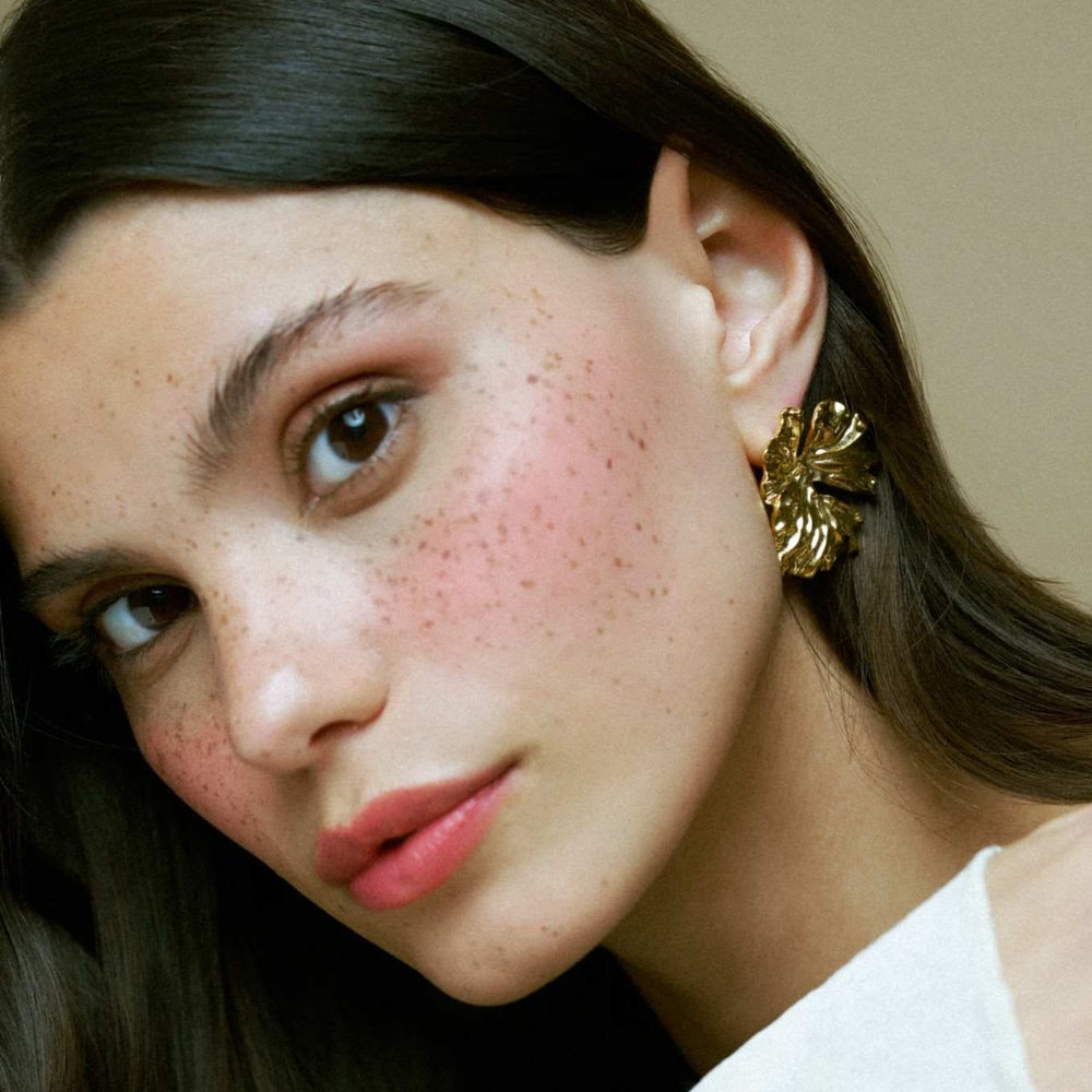 Statement Earring Statement Molten Leaf Earrings Orelia Jewellery