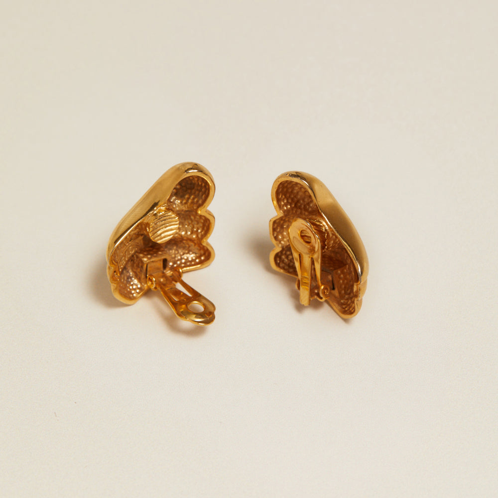 Statement Earring Vintage Linear Wave Earrings Clip-On Earrings Orelia Jewellery