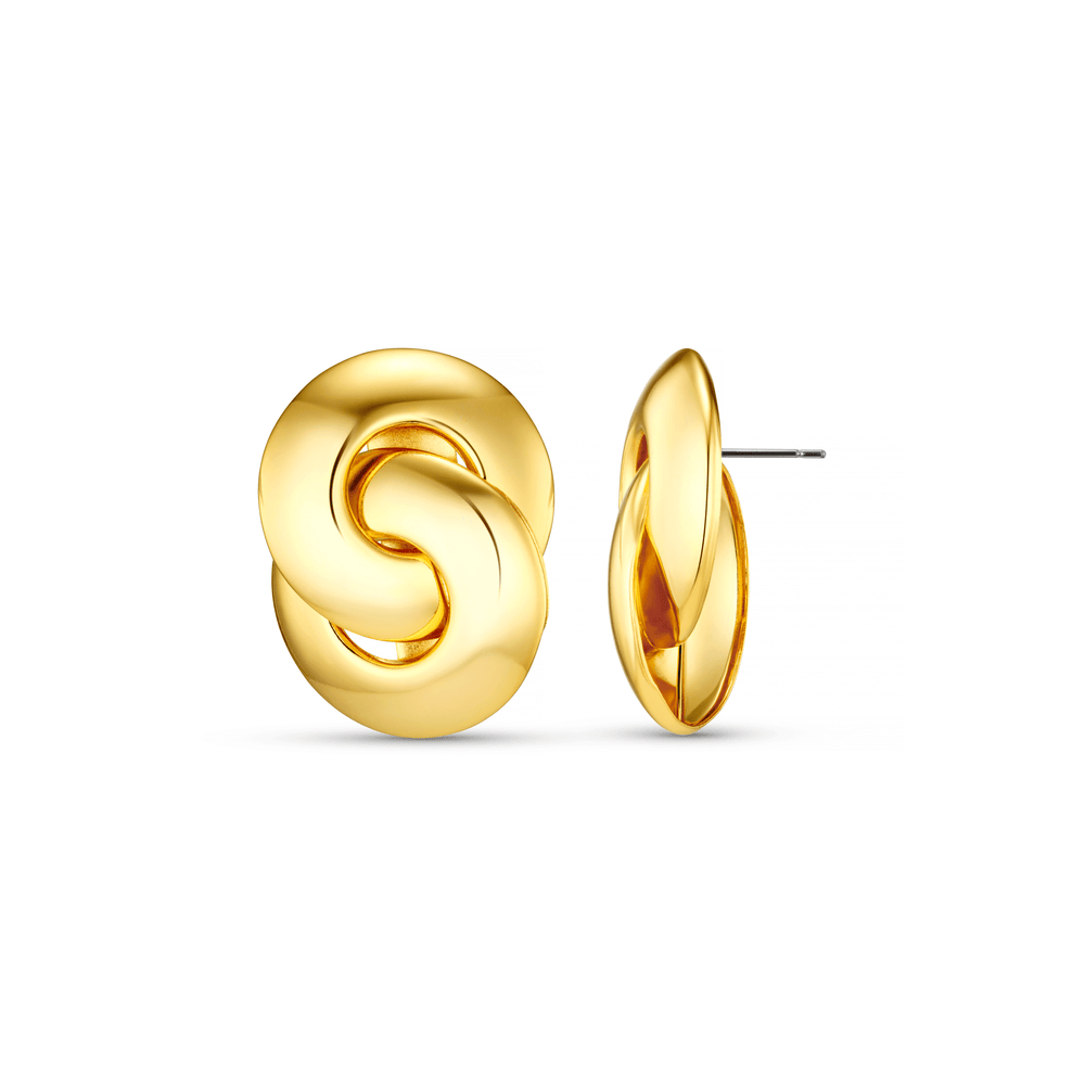 Statement Earrings Statement Stud Interlocking Earrings Orelia Jewellery