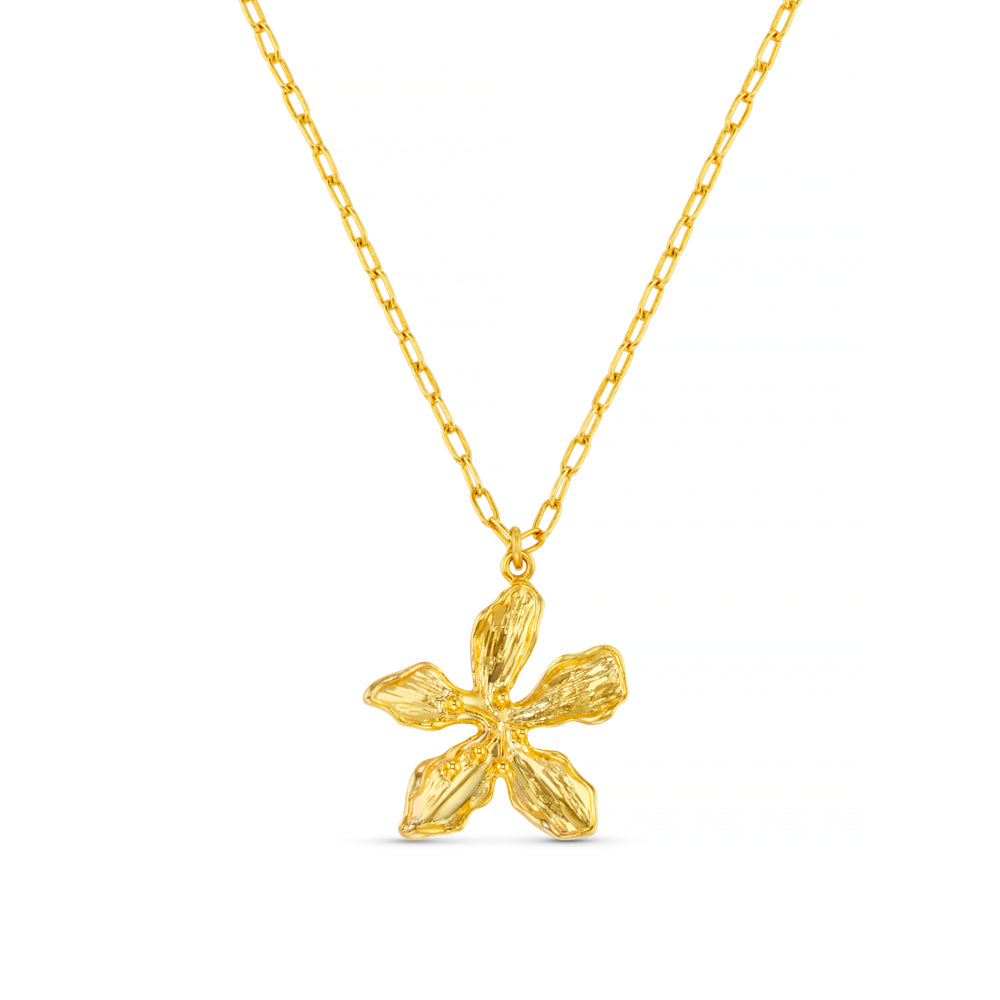 Statement Necklace ONE Statement Metal Flower Necklace Orelia Jewellery