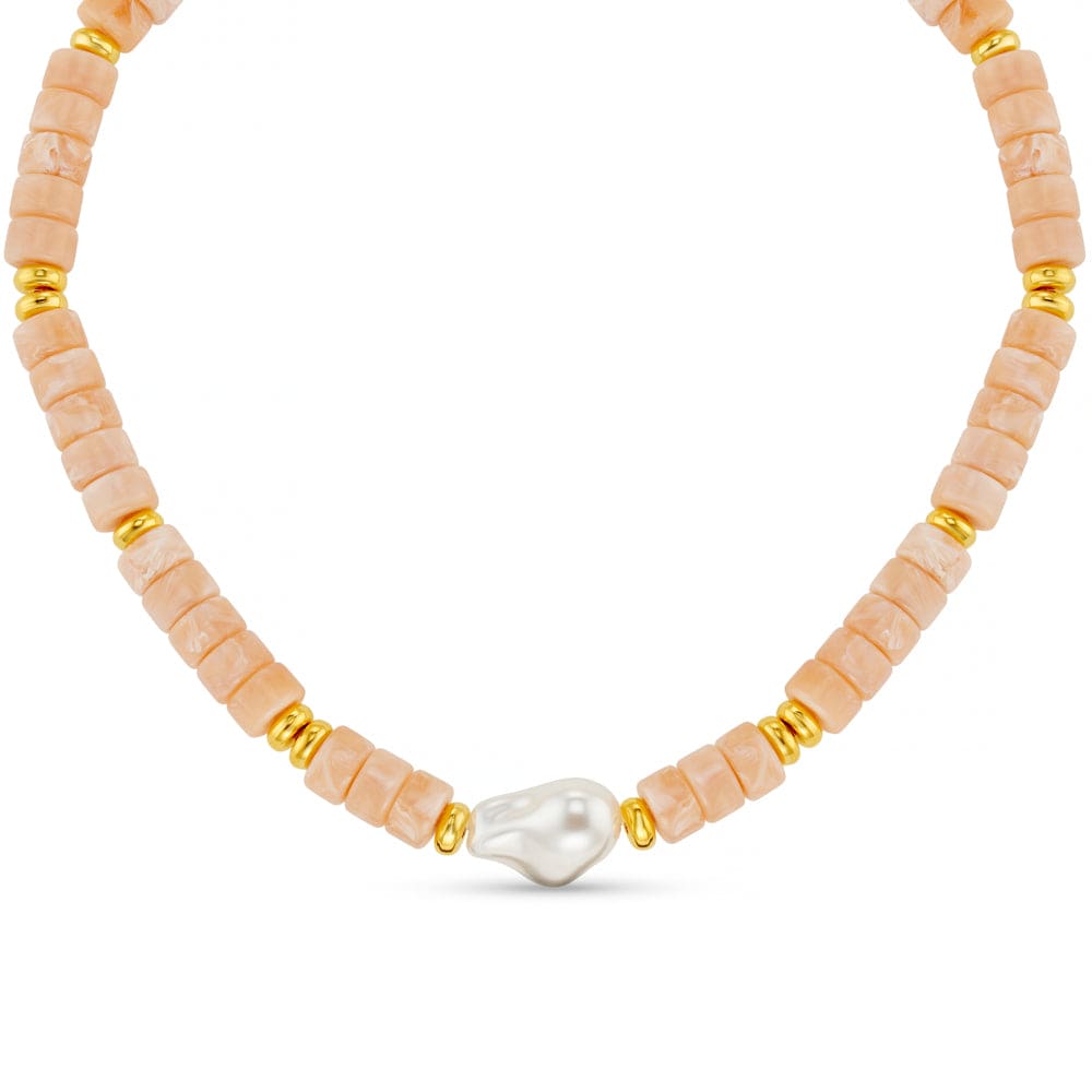 Statement Necklace ONE Statement Pearl & Bead Necklace Orelia Jewellery