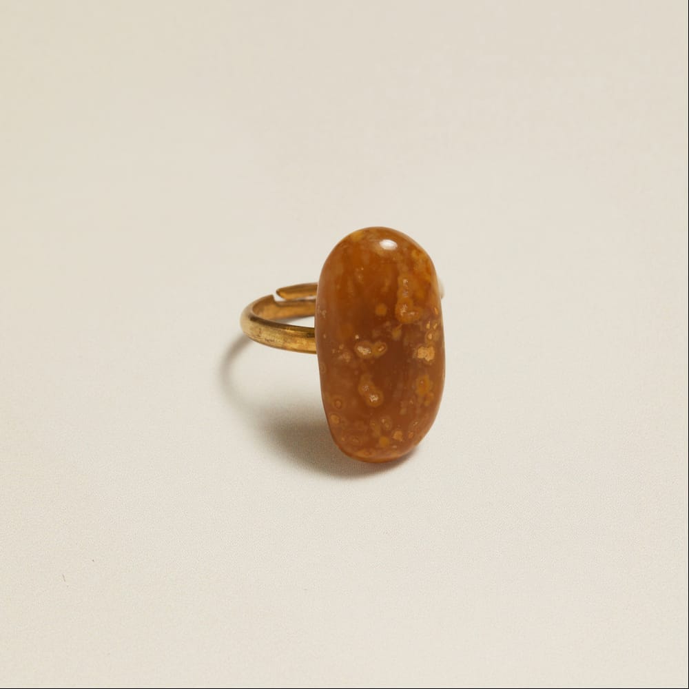 Statement Ring Default Vintage Semi-Precious Agate Stone Ring Orelia Jewellery