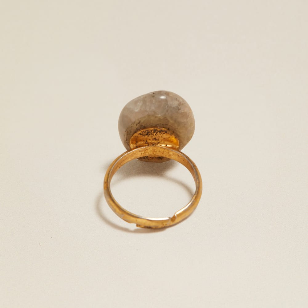 Statement Ring Vintage Semi-Precious Agate Ring Orelia Jewellery