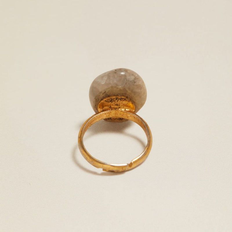 Statement Ring Vintage Semi-Precious Agate Ring Orelia Jewellery