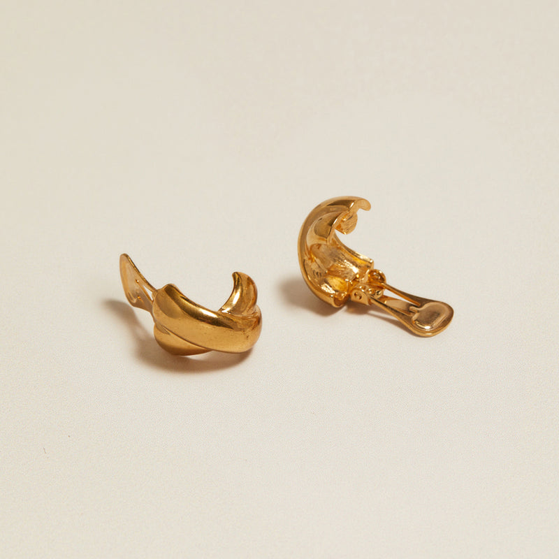 Stud Earrings Vintage Crossover Clip-On Earrings Orelia Jewellery